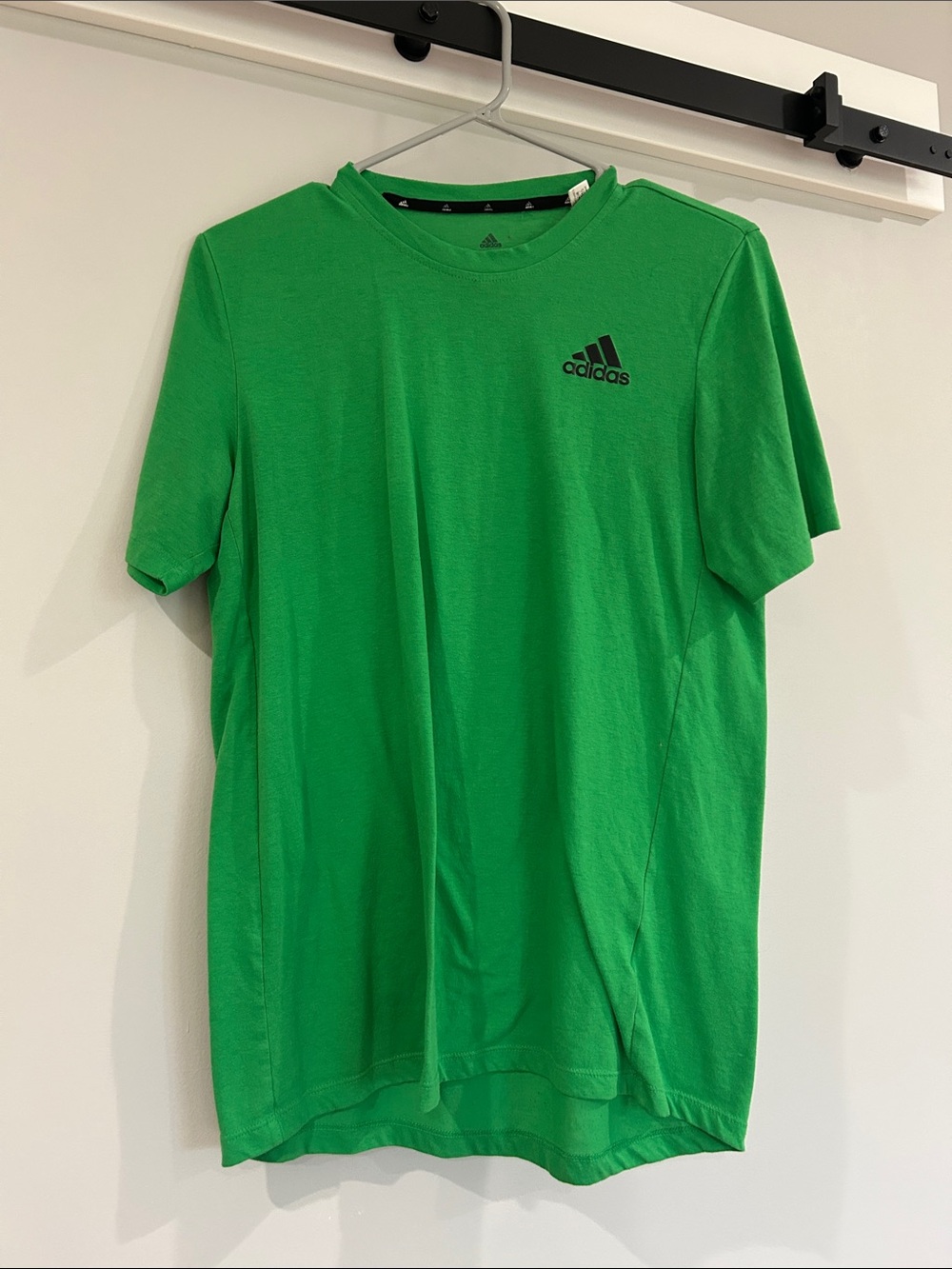 Adidas Men’s Green Athletic Short Sleeve T-Shirt